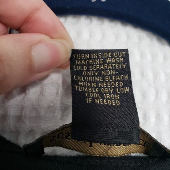 Vintage Susan Lawrence Shirt Womens Medium Black Goth Christmas Distressed Y2k - Picture 8 of 16